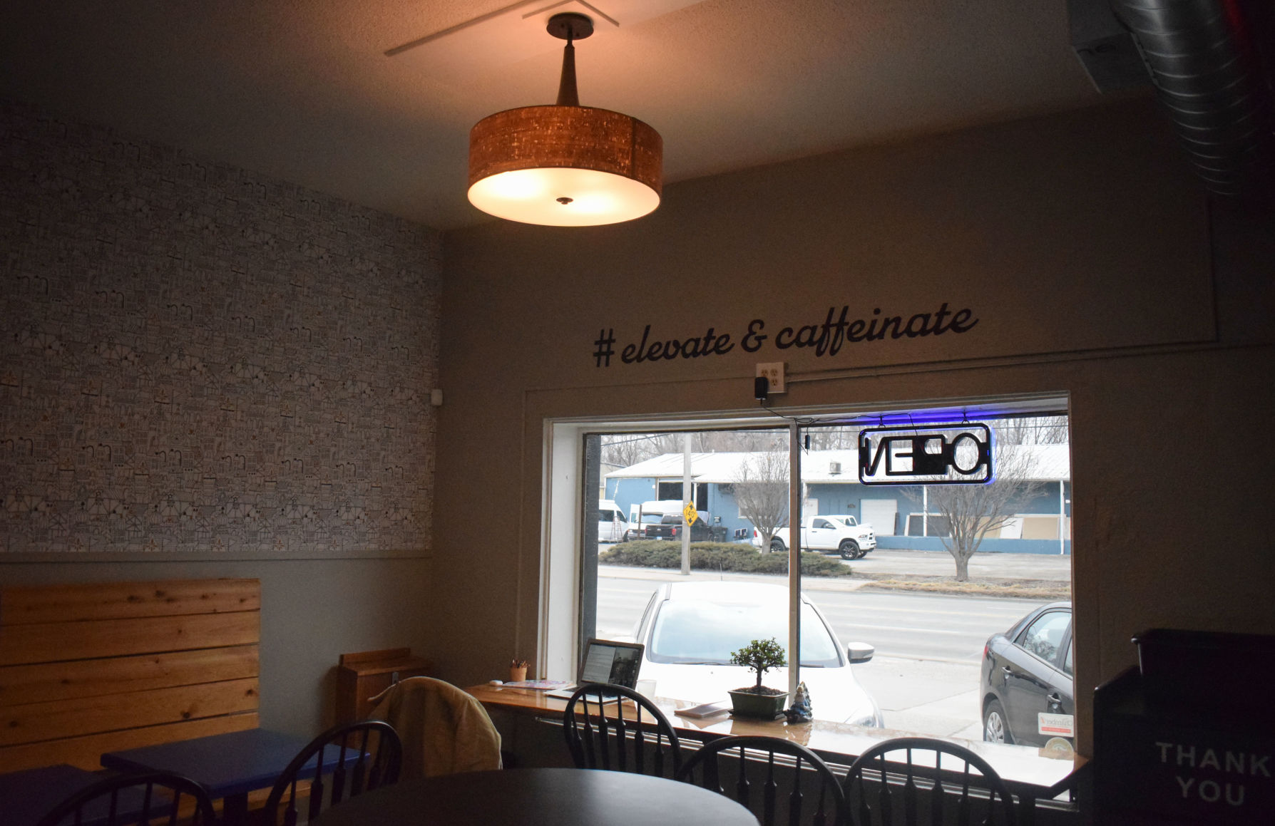 The inside of a coffee shop